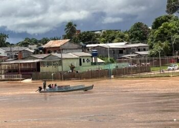 Rio Acre ultrapassa cota de transbordo pela segunda vez no ano em Rio Branco