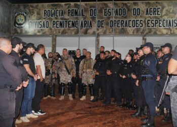 Ação integrada é realizada no Complexo Penitenciário de Rio Branco